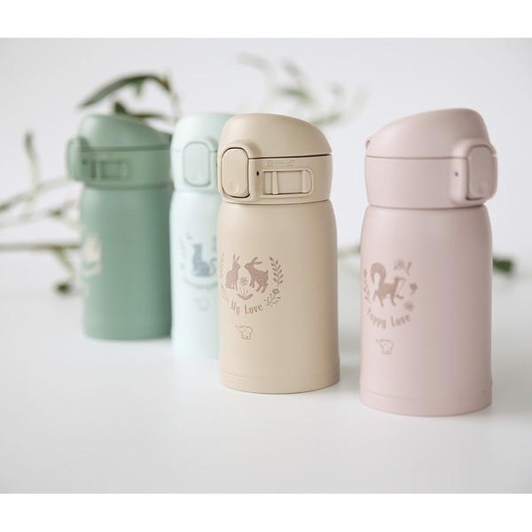 Zojirushi Elephant Infant Tumbler Cooler 240ml SM-WP24, SM-WP24_GM (Sage Green)