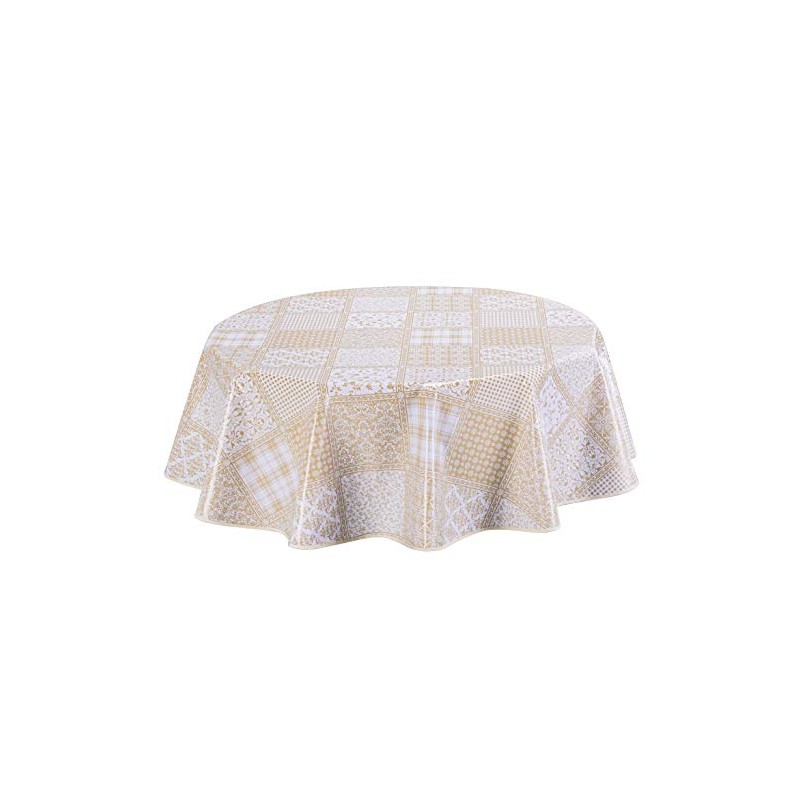 Home Direct Round Oilcloth PVC Wipe Clean Tablecloth Table Cover