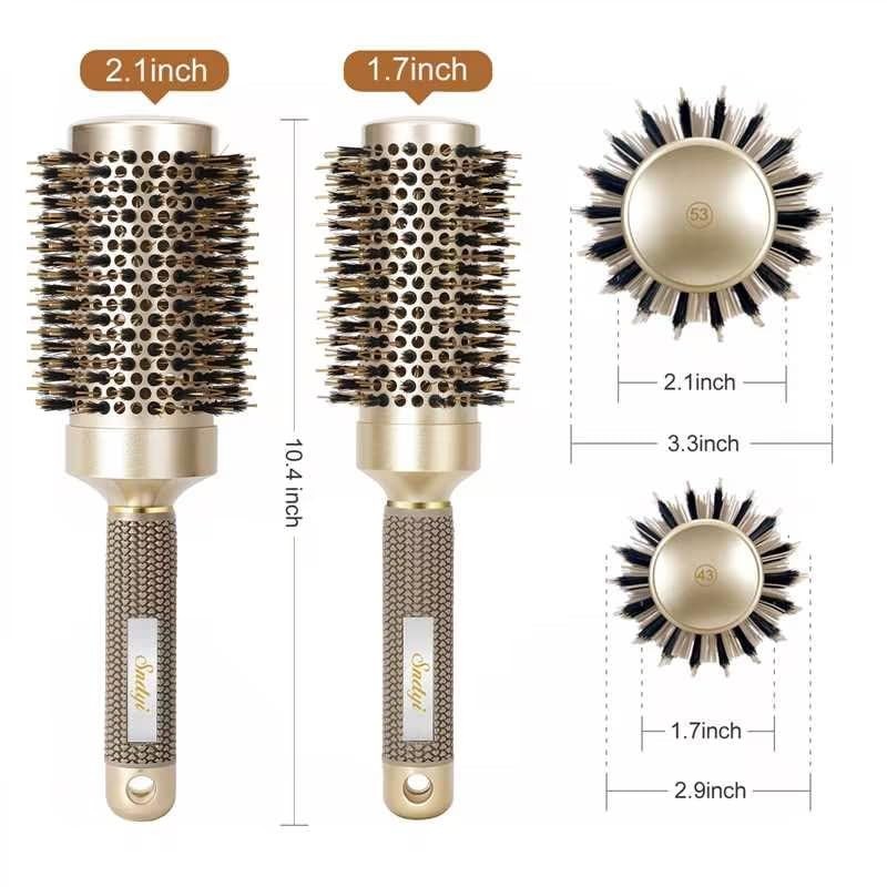 Sndyi Round Brush for Blow Drying, Medium Round Brush with