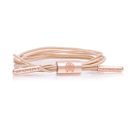 Rastaclat String Bracelet for Men and Women of All Ages - Maya Nude/Peach Gold Bracelet | Adjustable Stackable Multi Lace String Bracelet Made by Hand (Small/Medium)
