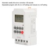 Second Setting Digital Timer Switch ABS 7 Day Programmable Memory