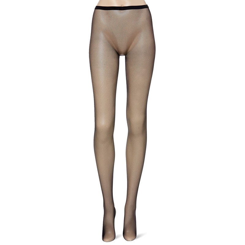 GUNZE Women's Stockings, Tuche Tuche Russell Net, 2 Pairs, Black