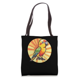 Sun Conure 90s Retro Tote Bag