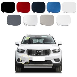 Goholy Car Front Bumper Tow Hook Cover Compatible with Volvo XC40 2018 2019 2020 2021 2022 Trailer Cover Cap 39847993 Small Lid Towing Eye Caps Morning Light Silver Right Passenger Side