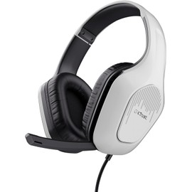 Trust Gaming GXT 415X Zirox - Auriculares ligeros para juegos sobre la oreja con controladores de 50 mm, conector de 3,5 mm, cable de 1,2 m,