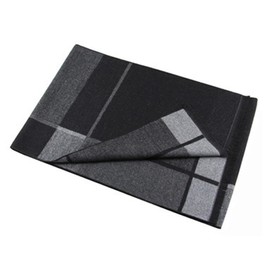 JFAN Men's Autumn and Winter Warm Scarf Tartan Scarf Fashion and Elegant Soft Long Classic Scarf Cosy Casual Warm Cashmere Scarf 180 x 31 cm, d