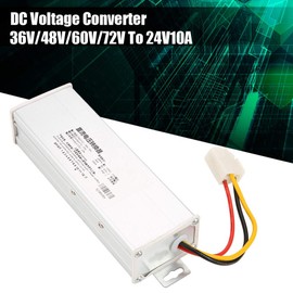 MUNEFE High Power Converter, Step Down Voltage Reducer Regulator, Step Down Module Power Supply Converter for Scooters and Cycles Golf Car