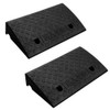 EVERGOODS 2PCS Kerb Ramp 49.6 * 27 * 8.8cm Wheelchair