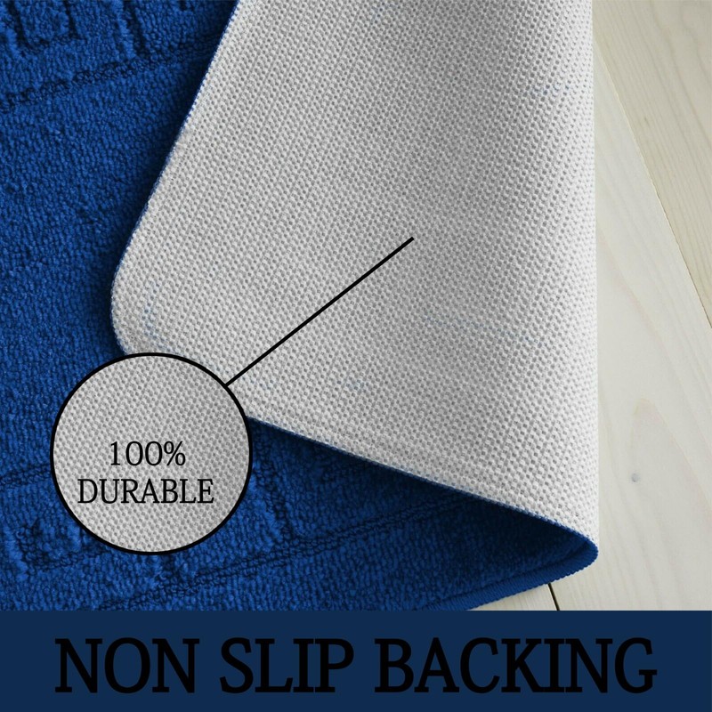 Lions Bath Mat Sets 2 Piece - Jacquard Greek Key