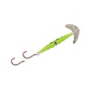 Mack's Lure Double Whammy Kokanee Pro, Silver Sparkle Flo Ruby/Flo