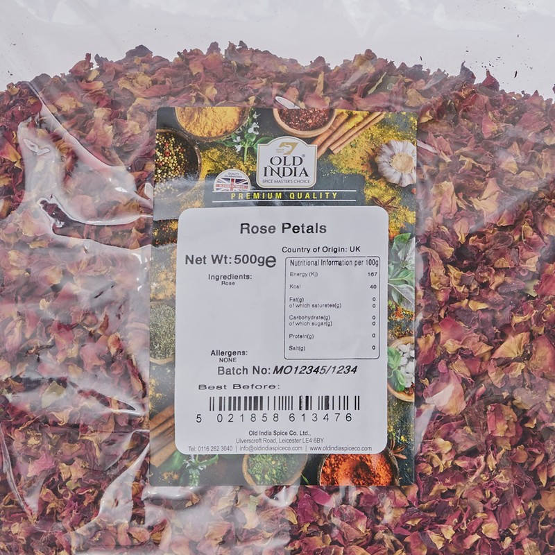 Old India Rose Petals 500g