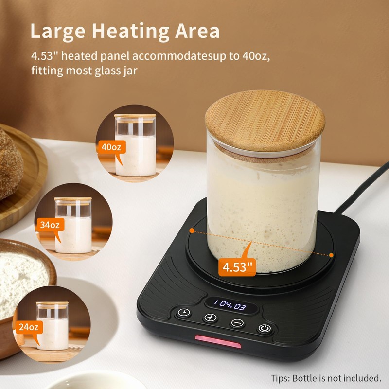 VOBAGA Sourdough Starter Warmer 3.0 for Kitchen, Sourdough Starter Heating