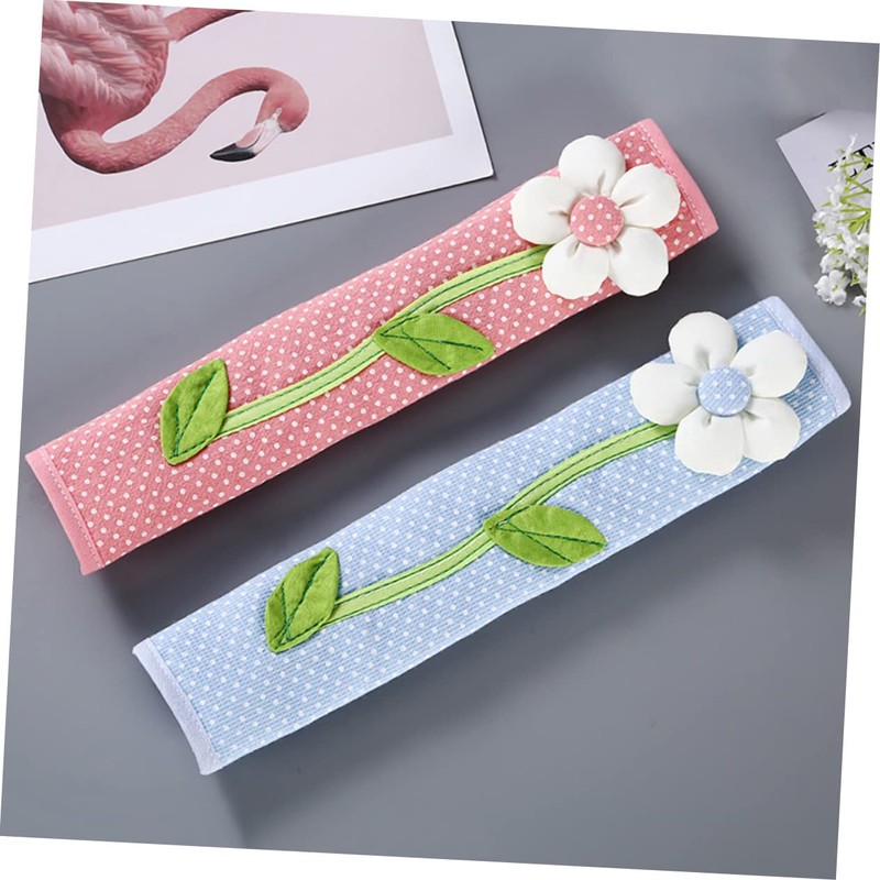 Tofficu 4pcs Kitchen Refrigerator Handle Covers Fridge Door Handle Cover