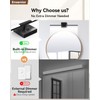 Ensenior Modern Bathroom Vanity Light 24 inch, Built-in Dimmer, 14W