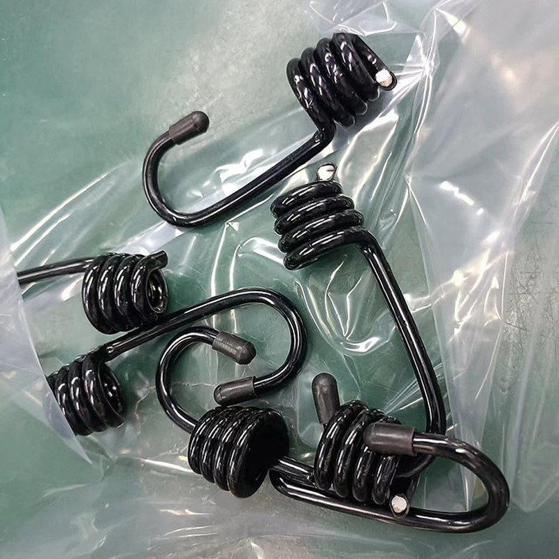YehVeh 12 Pack Bungee Cords Hooks Replacement 1/4 Inch and