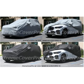 Car Cover fits 2021 2022 2023 2024 2025 Jeep Grand Cherokee L 3 Row XTREMECOVERPRO Diamond Series Grey with Cable and Lock kit