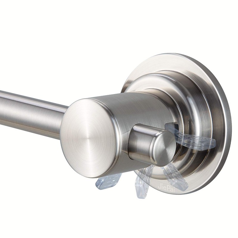 JiePai 24 inch Suction Cup Towel Bar,Towel Racks for Bath,Brushed