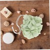 MERRYHAPY Portable Bath Loofah Soap Holder Dual-sided Bath Sponge for