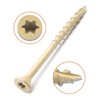 IMSCREWS #8 x 2 Inch Deck Screws Tan Coated Exterior