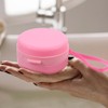 2 Cepillos de Silicona Exfoliante Corporal y Funda Protectora para