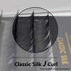 COCO Honey Lash Eyelash Extensions, Classic J Curl [0.25mm], Faux