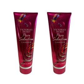 Victoria's Secret 2 New VICTORIA’S SECRET PURE SEDUCTION CANDIED FRAGRANCE BODY LOTION CREAM. 8 oz