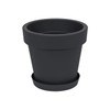 Prosperplast Lofly Flower Pot with Saucer 24.5 x 23 cm