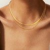 Yatumery 14K Gold Plated Choker Necklaces for Women Dainty Chunky