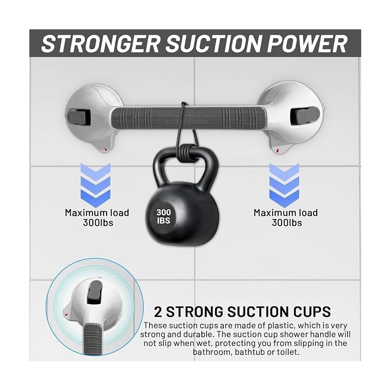Joey&Viggy Suction Hand Rail 40 CM | MAX Hold 110