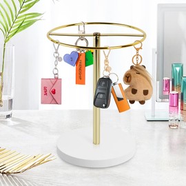 Sunglasses Organizer Glasses Holder Stand Metal Rack with Wood Tray for Eyeglasses Earrings Ring Jewelry Storage Display, Up to 12 Pairs of Eyewear for Dresser Table Desk Countertop Bedroom (Gold)