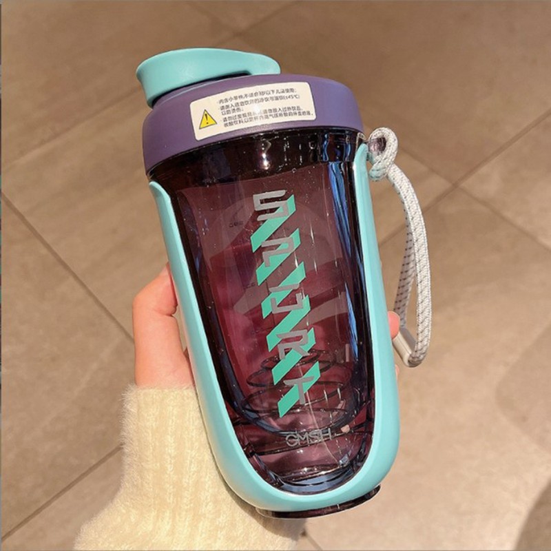 590ml Fitness Sport Water Bottle Leakproof Shaker Cup Drinking Bottle
