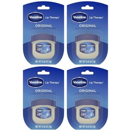Vaseline Lip Therapy Original, .25 oz (Pack of 4)                                                                                                     