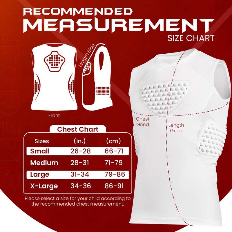Chest Protector (White, Large)