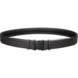 Uncle Mike's Law Enforcement Mirage Basketweave Ultra Duty Belt with Hook and Loop Lining (X-Large, Black)