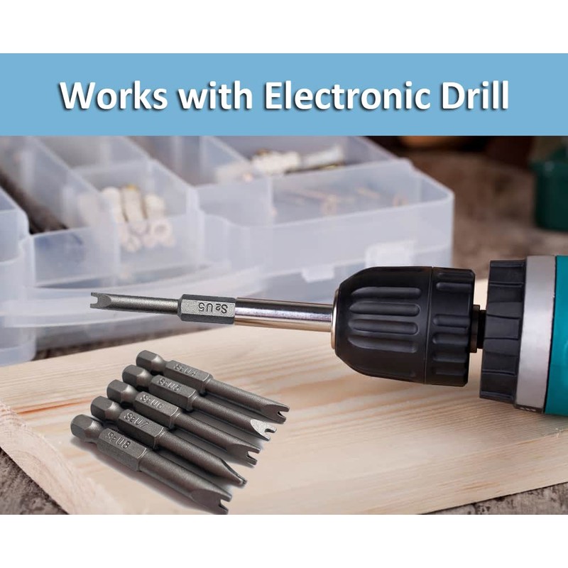 Spanner Screwdriver Bits 5in1 Set U4 U5 U6 U7 U8,