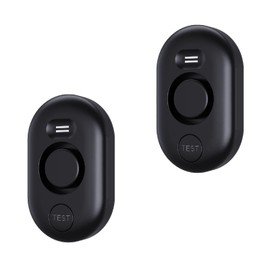 Water Leak Detector Sensor Alarm: Home Water Flooding Monitor Smart Sink Overflow Monitoring Adjustable Wet Moisture Alert Pipe Leakage Drip Detection Warning for Basement Floor (2 Sensor)