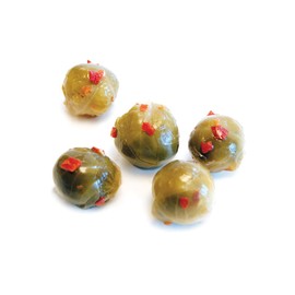 Divina Pickles Spicy Pickled Brussels Sprouts, Gluten Free, Vegan, 2 Pack of 3.3 lbs Each, All Natural & Non-GMO