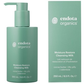 endota Organics Moisture Restore Cleansing Milk 250 ml, an all-natural cleansing milk that your skin will love drinking up.