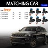Fuel Injector For Jeep Cherokee 2014-2017,3.2L,V6,4 Holes,OEM#0280158313 04627794A(6pc)