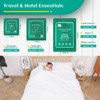 Disposable Bed Sheets for Hotel, Travelling Essentials with 2 Disposable