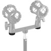 CAMVATE Tornillo de micrófono hembra de 1/4"-20 a 5/8"-27 macho