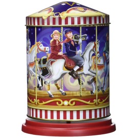 Haeberlein Butcher Elisenlebkuchen Tin "Carousel Winter Mood", Pack of 1 (1 x 300 g)