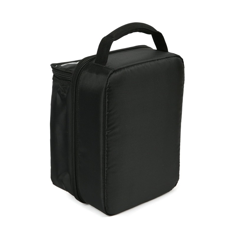 Arctic Zone Expandable HardBody Lunch Box, Black/White | Insulated Upright