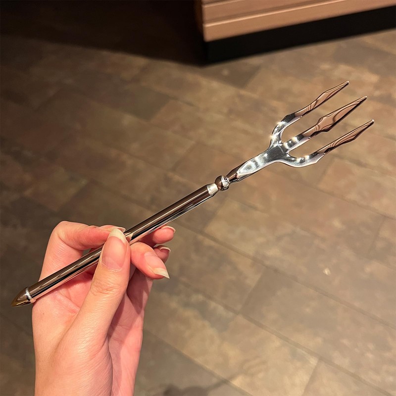 Dinner Forks, Stainless Steel Trident Fork, Stainless Steel, Poseidon Design,