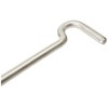 Carlisle Brass CAB1200SSS Cabin Hook, Satin Stainless Steel, 200 mm