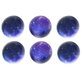 2" Galaxy Foam Balls, Stress Ball Relief Toys for Hand Wrist Finger Exercise Squeeze Therapy, Party Favor (6-Pack)