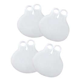 KOMBIUDA Shoe Inserts Half Foot Pads Double Holes Forefoot Insoles Soft Odorless Size -45