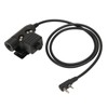 U94 PTT System Military Adapter 2 Pin 3.5mm Headset Adapter
