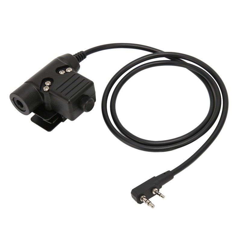 U94 PTT System Military Adapter 2 Pin 3.5mm Headset Adapter
