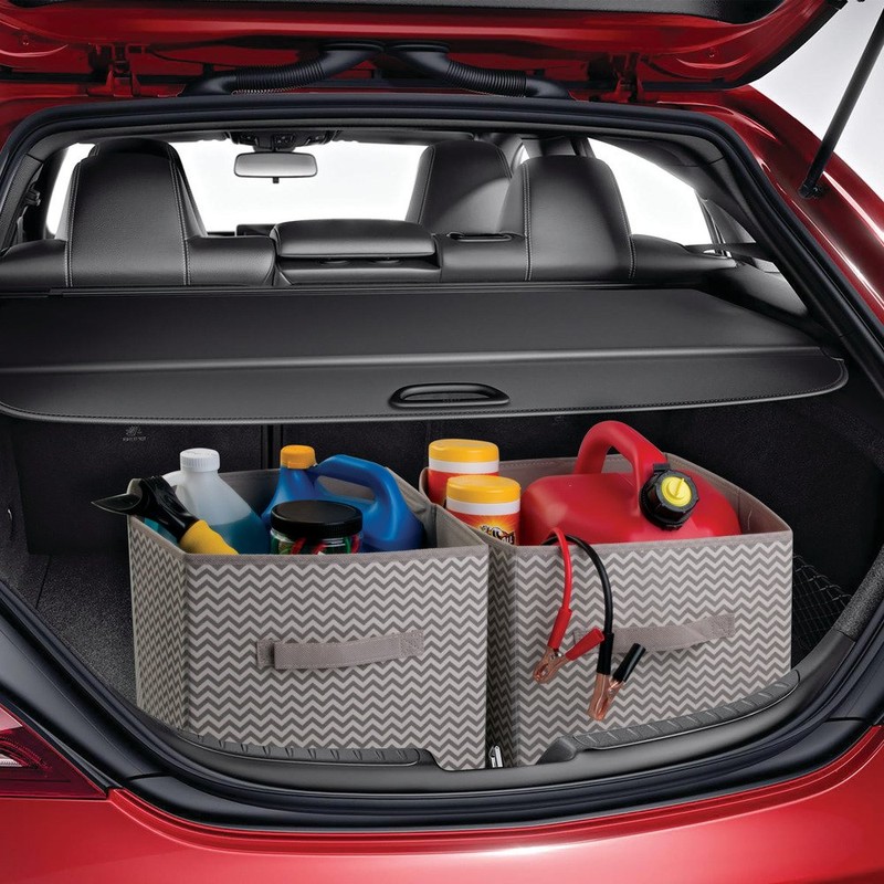 InterDesign クローゼット 収納 ケース 持ち手付き 箱 ボックス Chevron トープ ナチュラル